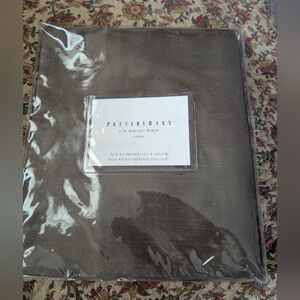 Pottery Barn Silk Dupioni Drape, still in its original packaging. Brown